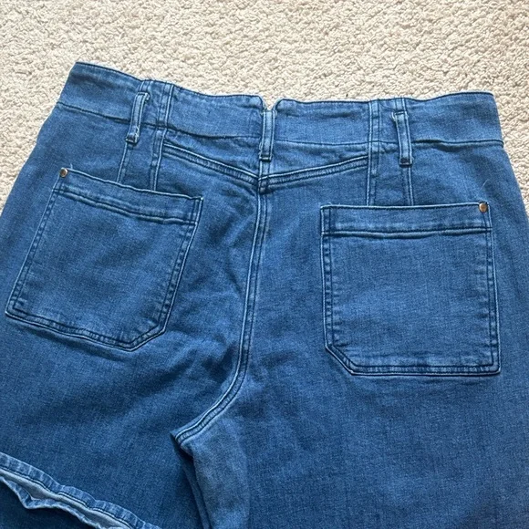 Anthropologie Dark Blue Flare Jeans - Picture 5 of 10